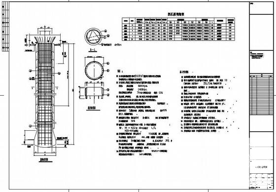 人工挖孔桩节点构造详图纸cad - 1