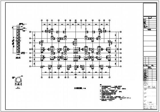 小区住宅桩基节点构造详图纸cad - 1