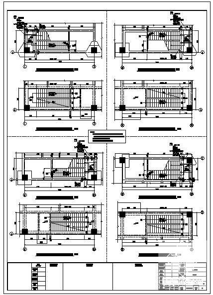 框架厂房楼梯平法节点构造详图纸cad - 1
