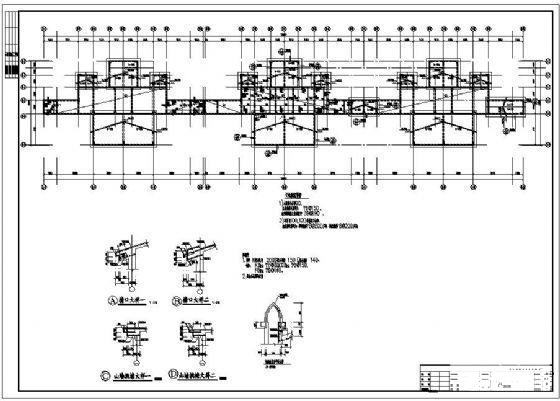 住宅楼及地下室结构设计施工图纸cad布置图 - 4
