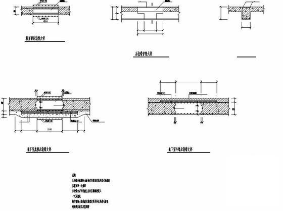 梁板后浇带结构大样图纸cad - 1