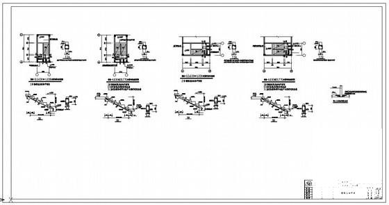 塔楼工程楼梯节点构造详图纸cad - 1