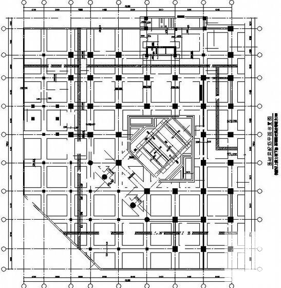 筏板基础构造详图纸cad平面布置图 - 4