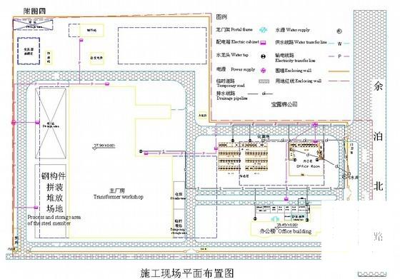 变压器厂房工程施工组织设计（钢排架结构中建） - 1