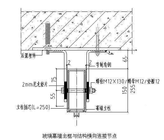 国内高层办公楼幕墙施工方案（石材幕墙玻璃幕墙）(与总包方的配合) - 1