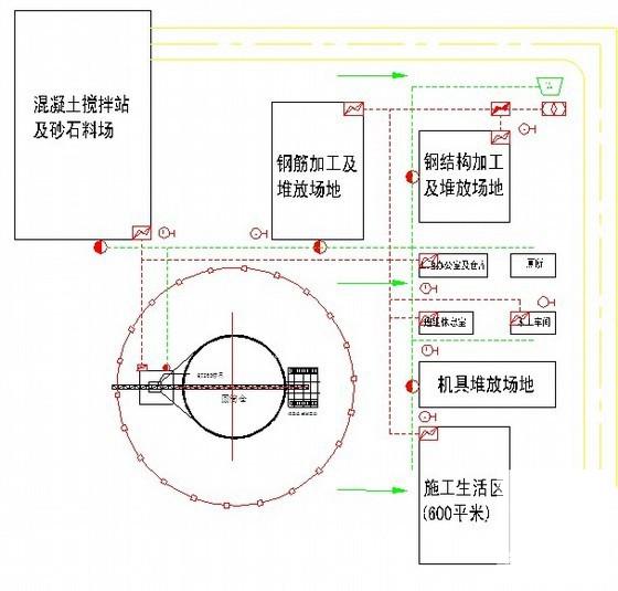 煤矿储煤炭钢筋混凝土圆筒仓施工组织设计(带式输送机) - 1