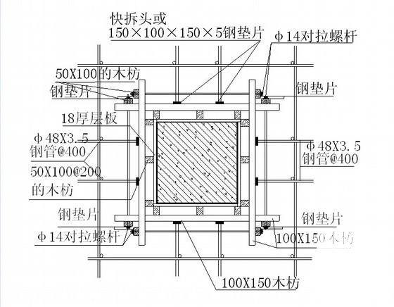 热电联产工程吸收塔基础专项施工方案(混凝土强度) - 1