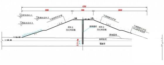 水库大坝防渗加固工程施工方案（2014年含CAD图纸） - 2