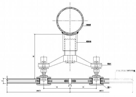 拉索式点玻幕墙节点CAD图纸 - 2
