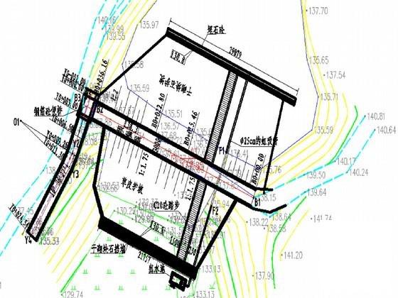 大坝加固设计工程CAD施工图纸（2014年） - 1