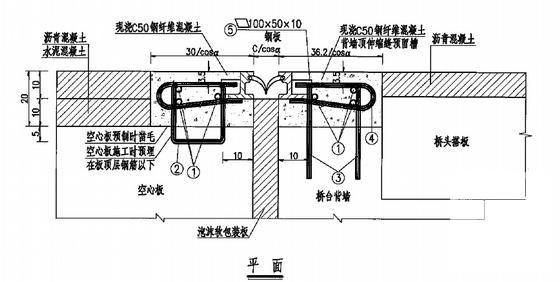 2×13m梁板桥预应力梁板桥CAD施工图纸(钢筋构造图) - 4