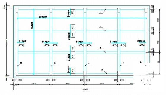 水电站厂房设计平面钢筋CAD图纸(保护层厚度) - 4