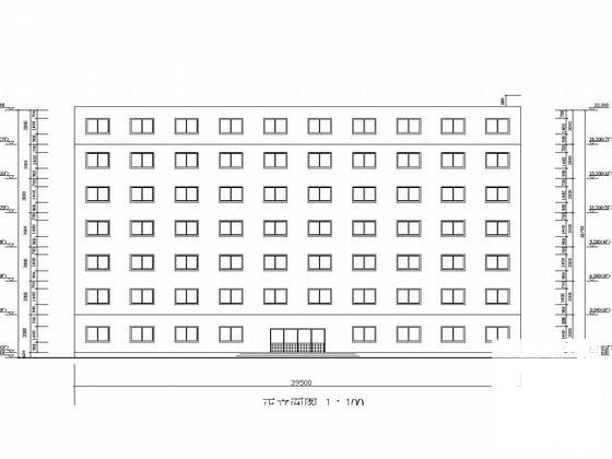7层框架结构综合办公楼毕业设计方案（建施结施计算书及弯矩分配） - 1