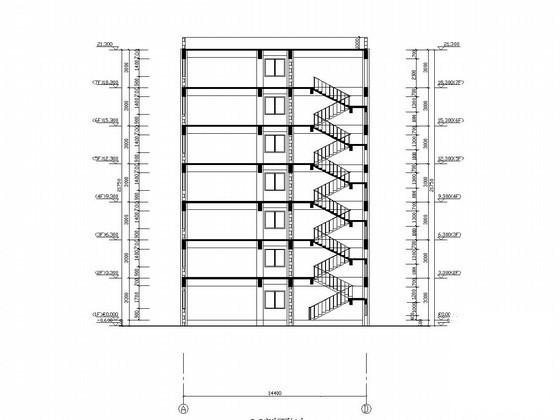 7层框架结构综合办公楼毕业设计方案（建施结施计算书及弯矩分配） - 5