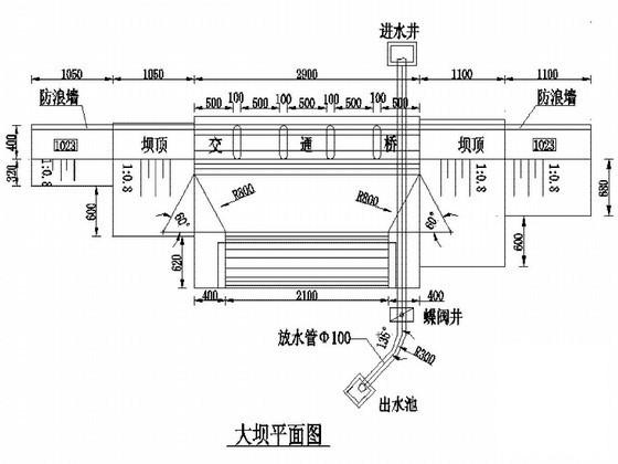 混凝土重力坝施工节点详细设计CAD图纸 - 1
