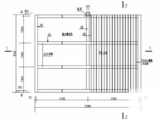 小型泵站设计CAD图纸图(18页图纸)(水利水电工程) - 4
