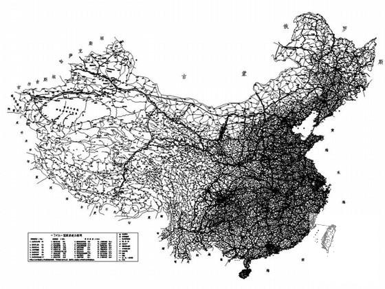 中国地图纸版(cad) - 1