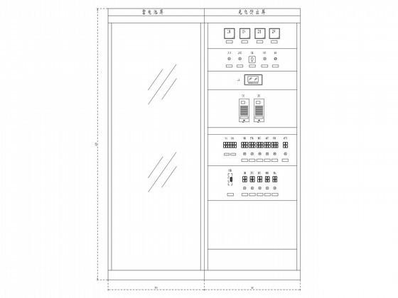 65AH直流屏完整设计CAD图纸 - 3