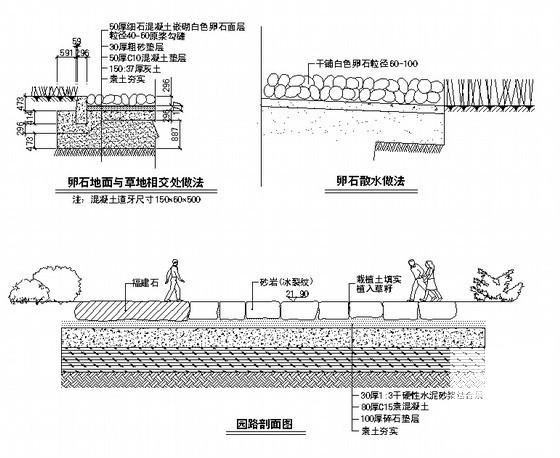 道路铺装做法CAD详图纸 - 2