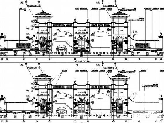 一套小区园建工程CAD施工图纸 - 1