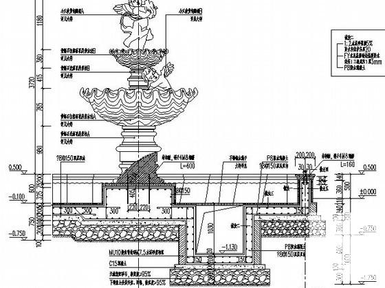 一套小区园建工程CAD施工图纸 - 2