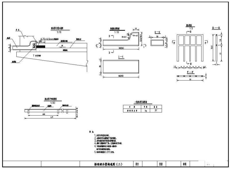 一套高速公路桥梁附属设施通用设计CAD图纸 - 4
