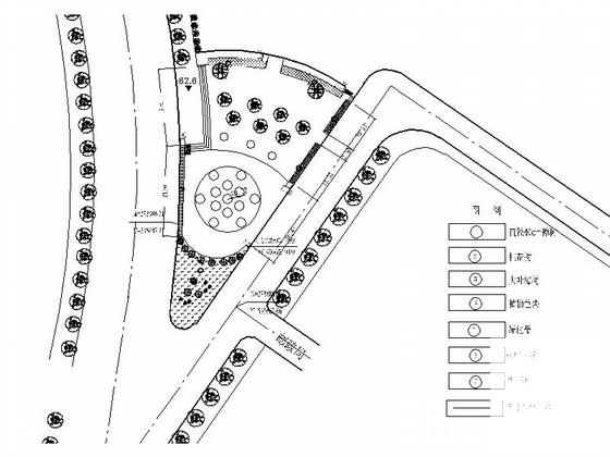 步行街广场景观规划设计CAD施工图纸 - 2