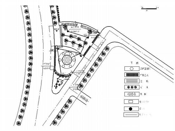 步行街广场景观规划设计CAD施工图纸 - 5