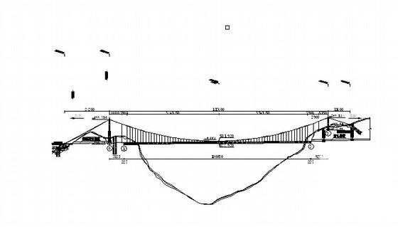 双向四车道高速公路悬索特大桥设计图纸（完整） - 1