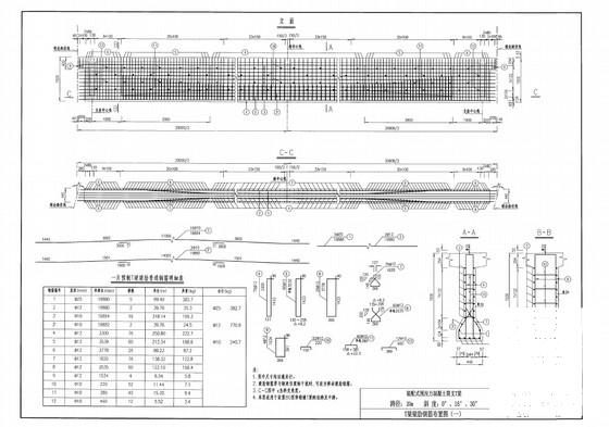 整体式路基34.5m宽20m简支T梁通用设计图纸（60余张） - 3