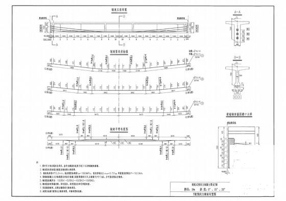 分离式路基33.5m宽20m简支T梁通用设计图纸（60余张） - 3