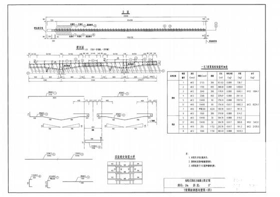分离式路基33.5m宽20m简支T梁通用设计图纸（60余张） - 4