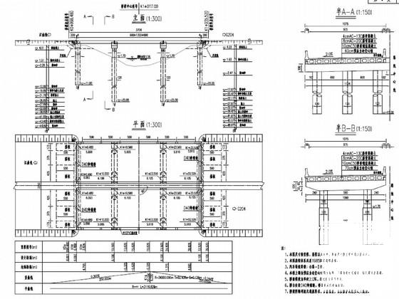 跨径101310米空心板桥施工设计图纸（设计院） - 1