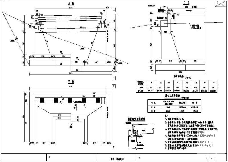 高速公路三跨连续刚构桥设计图纸 - 3