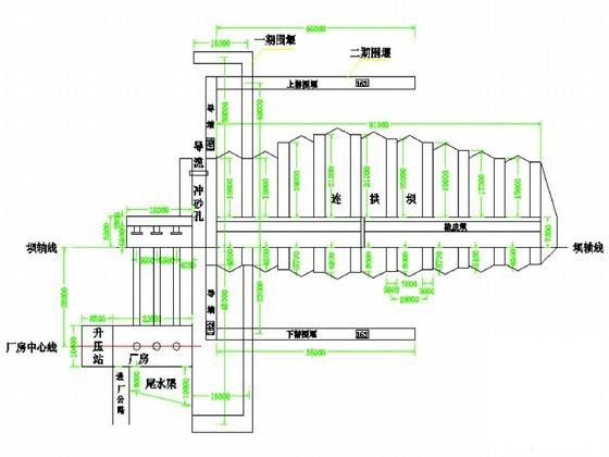 水电站枢纽工程初步设计节点详图纸（重力坝橡胶坝防洪墙等） - 1