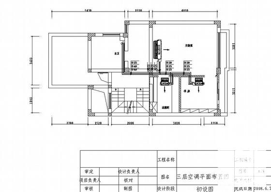 上3层别墅空调CAD图纸 - 1