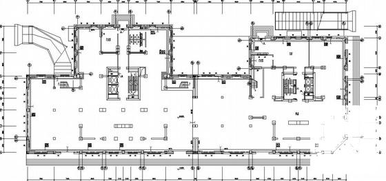 2层商场采暖设计CAD施工图纸 - 1