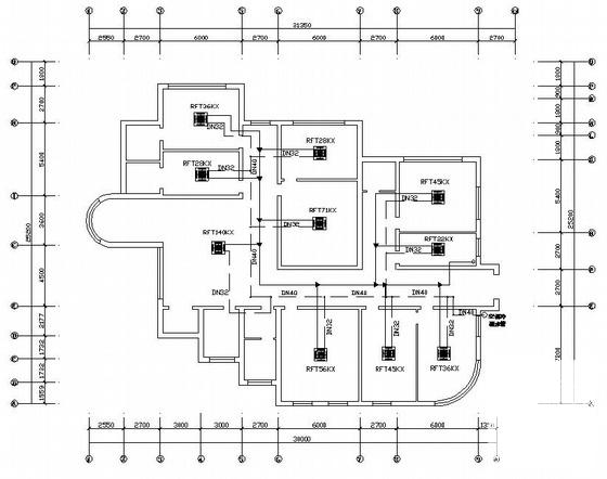 托儿所中央空调改造图（4页CAD图纸） - 1