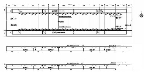 织造厂房空调除尘CAD大样图 - 2