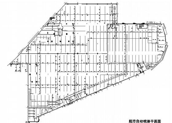 超市消防电气CAD图纸（6张） - 1