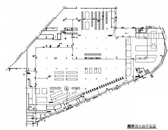 超市消防电气CAD图纸（6张） - 3