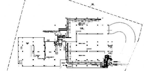 1650平米地下室通风排烟CAD图纸 - 1