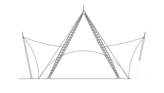 张拉膜结构设计施工CAD详图纸 - 1
