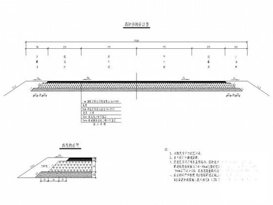 城市道路工程沥青混凝土路面结构设计套CAD图纸 - 2
