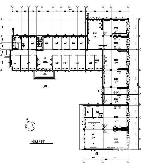 5层办公楼采暖图（8页CAD图纸）(dwg) - 1