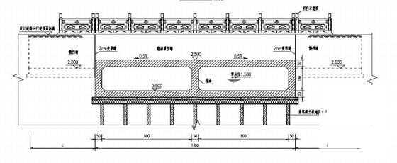 总跨径13.5m双孔箱涵图纸. - 2