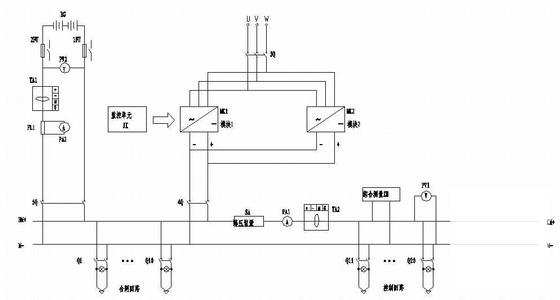 化工厂10KV供电系统二次原理CAD图纸.dwg - 1