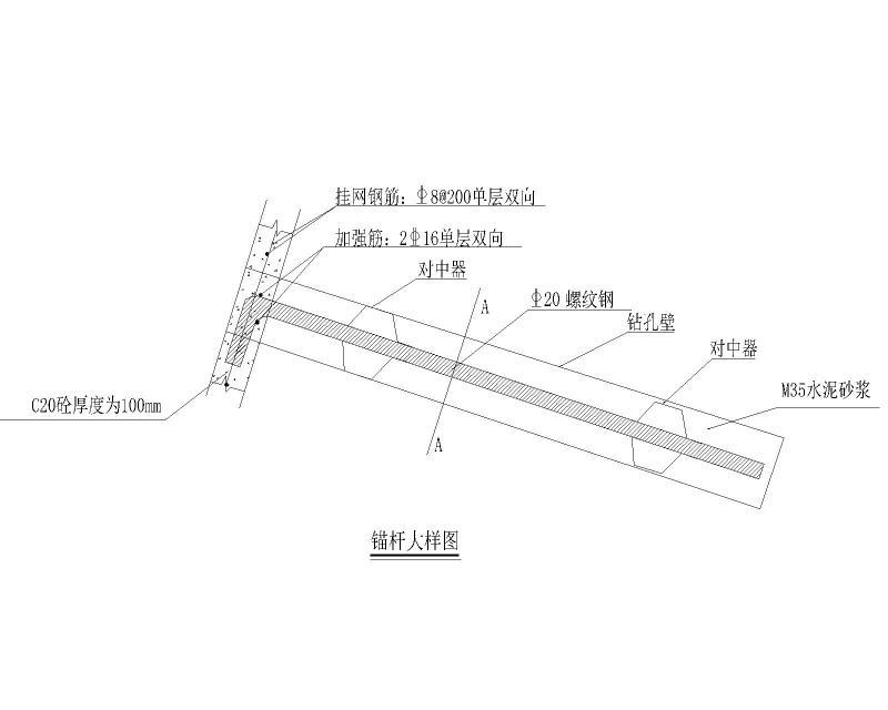 锚杆大样图