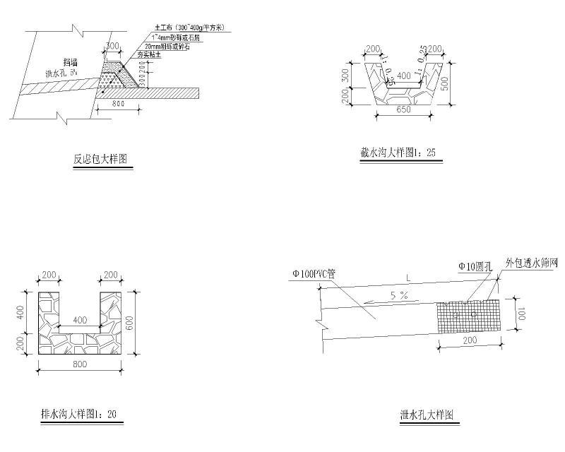 排水设施大样图