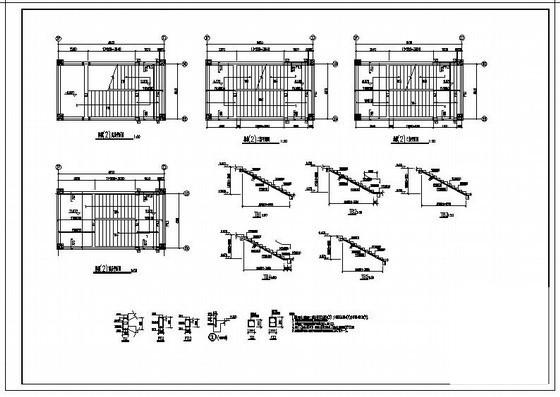 框剪商场楼梯节点构造CAD详图纸.dwg - 2